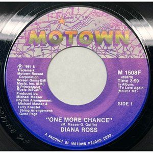 Diana Ross One More Chance / After You 45 R & B Soul 1976 Motown 1508